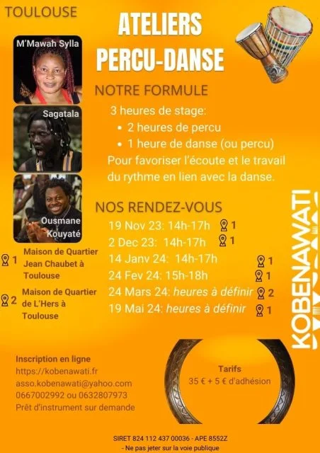 Ateliers Percu-Danse&nbsp;v2