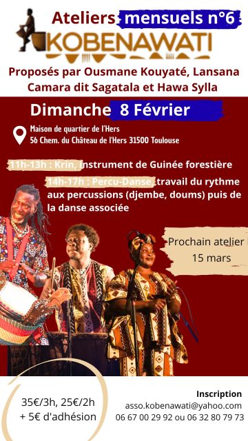 Février flyer atelier&nbsp;mensuel