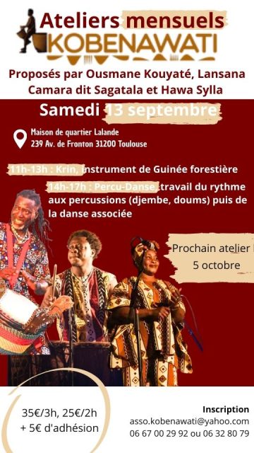 Flyer atelier mensuel13 sept&nbsp;25