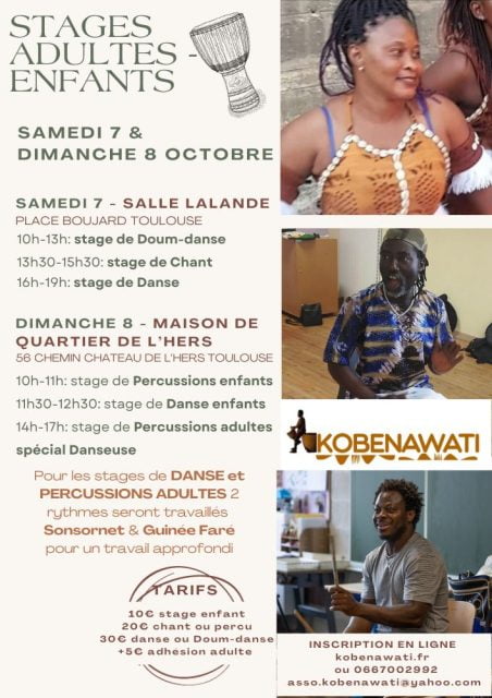 Stages 7-8 octobre