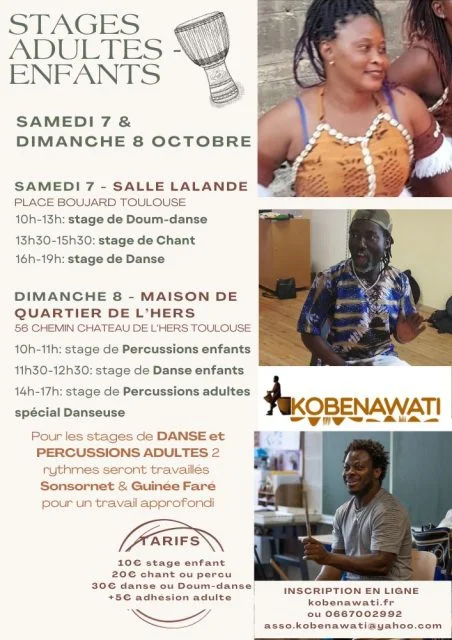 Stages 7-8&nbsp;octobre