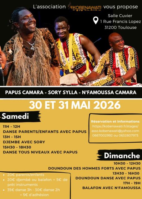 WE 30-31 mai&nbsp;2026