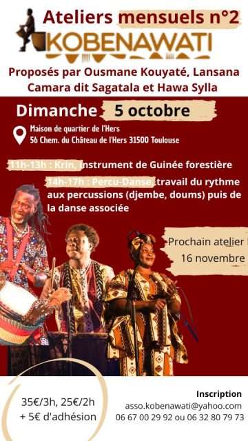 atelier mensuel 5 octobre&nbsp;2025